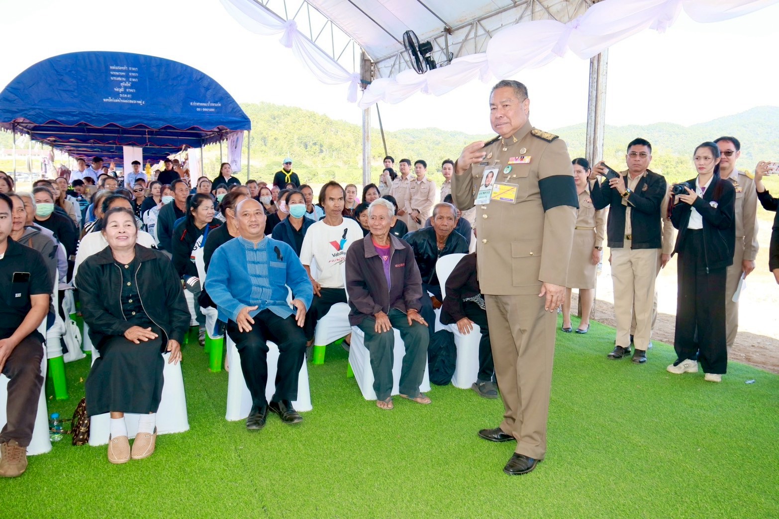 title - องคมนตรี ลงพื้นที่ติดตามและขับเคลื่อนโครงการอ่างเก็บน้ำห้วยจะกาอันเนื่องมาจากพระราชดำริ ตำบลแม่ลาน อำเภอลี้ จังหวัดลำพูน